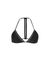 Haut de bikini anamur noir en nylon recyclé - black - Reset Priority