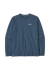 T-shirt manches longues en matières recyclées | bleu "responsibili-tee utility blue"