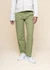 Pantalon droit en coton bio | vert "mirena - laurel"