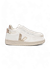 Baskets en cuir sans chrome | doré "v-10 chromefree leather white platine"