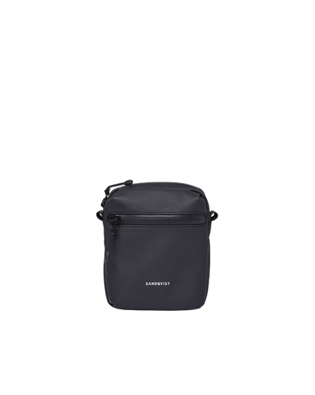 Sac à bandoulière 1l en matières recyclées | noir "poe black" - Sandqvist