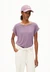 T-shirt en tencel et coton bio | orange "jilaana - sunset sky" - Armedangels