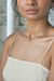 Collier en argent recyclé - silver wave curve