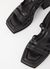 Sandales compensées en cuir certifié | noir "hennie - black" - Vagabond - 5