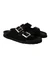 Sandales en cuir suède certifié | noir "hawaii black" - Genuins