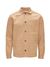 Veste de travail beige en twill de coton bio - pine kelp