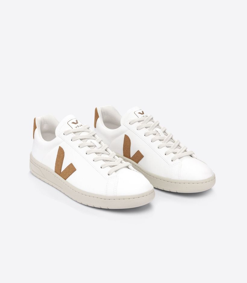 Baskets en c.w.l et suède vegan | marron "urca cwl white camel" - Veja