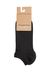 Chaussettes basses noires en coton bio