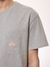 T-shirt manches courtes à poche en coton bio | gris "leffe pocket tee greymelange" - Nudie Jeans