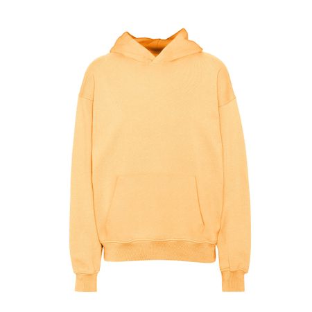 Sweat à capuche orange en coton bio - sandstone orange