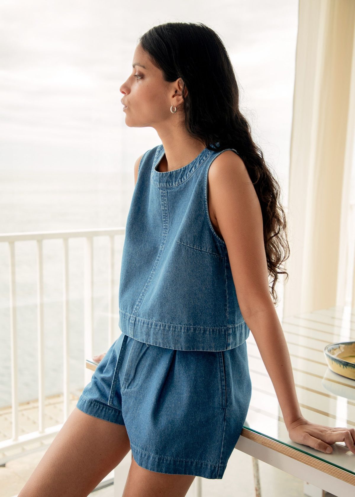 Top maya denim - Bonjour Demain