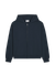 Sweat zippé oversize en coton bio | marine "organic oversized zip hood - navy blue"