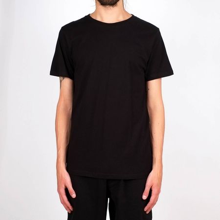 T-shirt noir en coton bio - stockholm