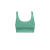Brassière en recyclé | vert "active cropped bra pine green"