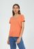 T-shirt orange en coton bio - haadia