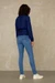 Jean skinny en coton bio et recyclé | bleu délavé "christina high" - Kings of Indigo - 3