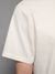 T-shirt blanc logo nudie jeans en coton bio - roy logo tee offwhite - Nudie Jeans - 4