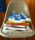 Baskets bleues wata ii low canvas paros pierre - Veja