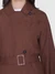 Trench-coat en lin bio | marron "linen trenchcoat tiramisu" - Knowledge Cotton Apparel