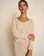 Pull beige en ecovero - lagos ivory