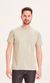 T-shirt vert chiné en coton bio - lint melange