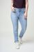 Jean slim bleu clair en coton bio et recyclé - regular swan heavy stone - Mud Jeans