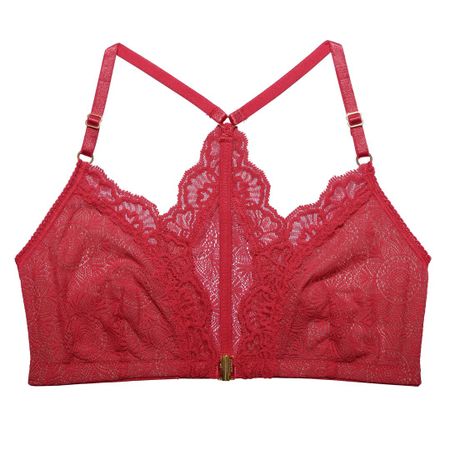 Soutien-gorge rouge dentelle en recyclé - fabienne