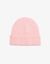 Bonnet rose en laine mérinos recyclée - merino wool beanie faded pink