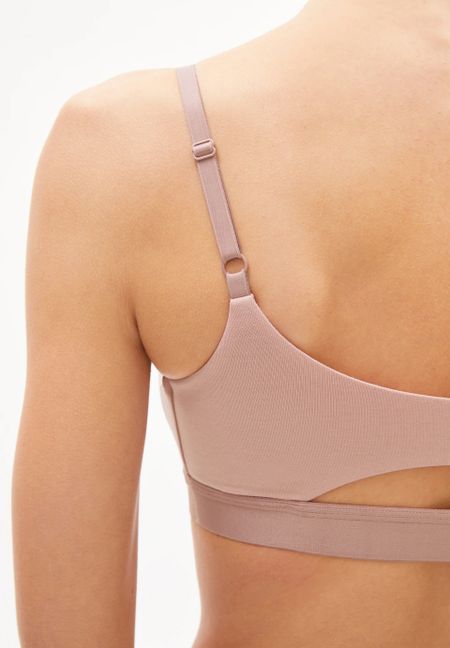 Brassière en modal | rose "tovaa - grey blush" - Armedangels