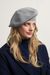 Béret en cachemire recyclé | gris "basco nives grigio calce"
