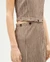 Robe 3 en 1 en coton bio | marron "chocolate seersucker wila dress" - Thinking Mu