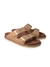 Sandales en cuir suède certifié | beige "hawaii velour almond" - Genuins
