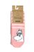 Chaussettes rayées roses en coton bio - snorkmaiden