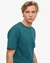 T-shirt manches courtes en coton bio | bleu vert "ocean green" - Colorful Standard