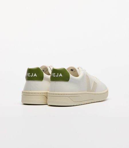 Baskets en coton biologique | blanc "urca - white_pierre_kiwi" - Veja