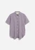 Chemisette ample en coton bio | violet "eassaali vichi blue ash"