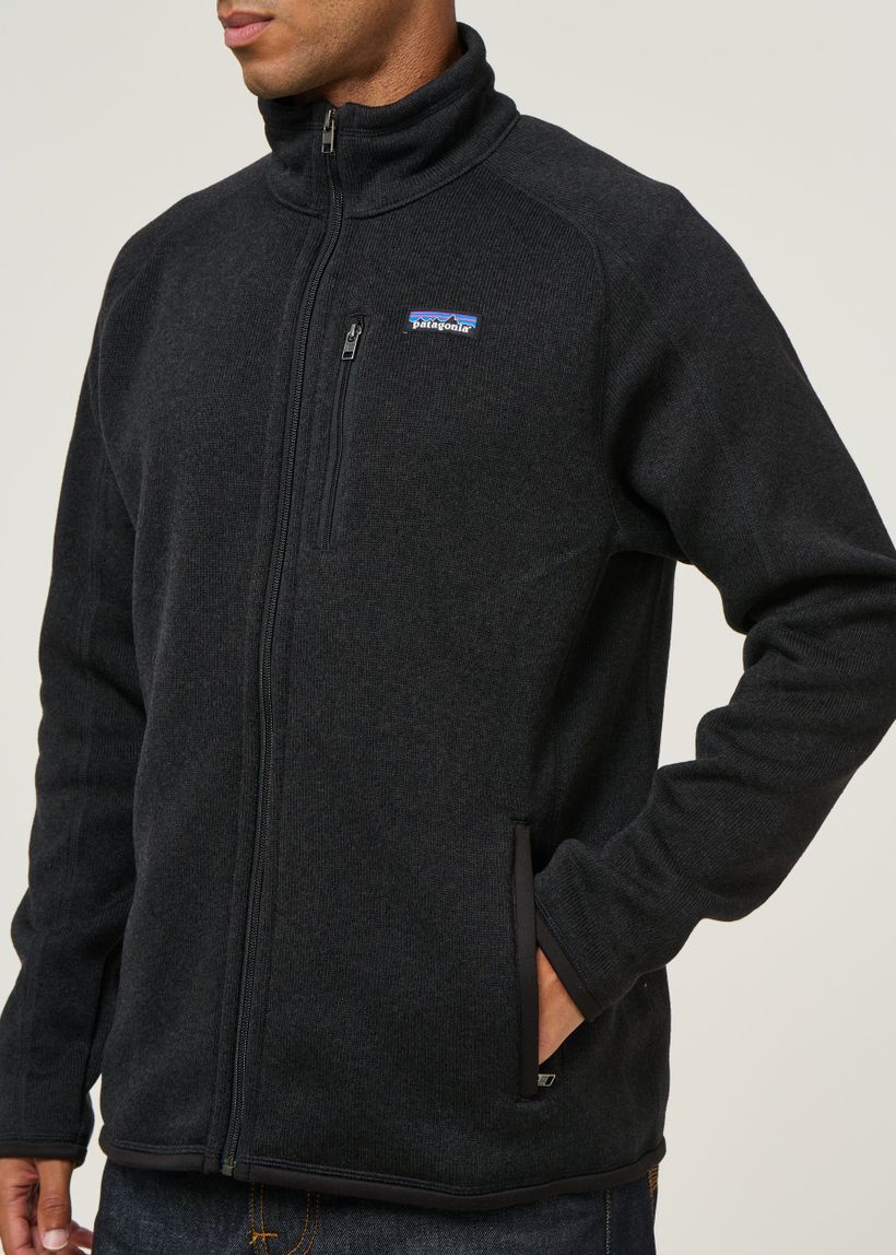 Veste polaire zippée en polyester recyclé | noir "better sweater jkt - blk" - Patagonia