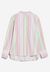 Chemise multicolore à rayures en coton bio - sennaama stripes white