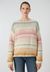 Pull rayures en coton bio et laine - konaa