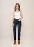 Jean droit en coton bio et recyclé | bleu "clean denim nele pants medium wash" - Thinking Mu