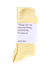 Chaussettes en coton biologique | jaune "socks - faded lemon"