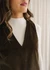 Robe chasuble olympe en velours chocolat - Bonjour Demain