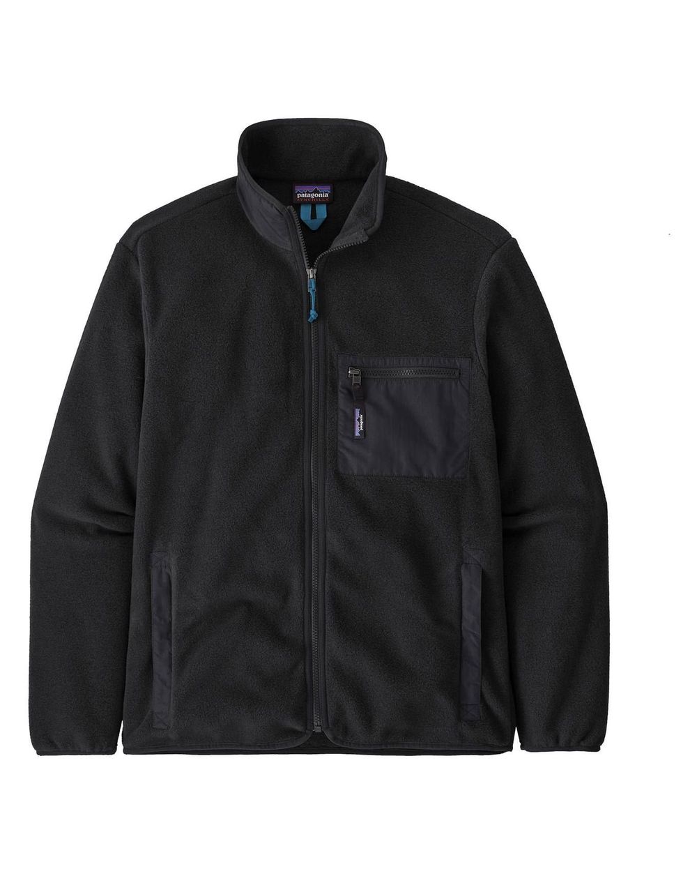 Polaire zipp?�e noire en recycl?� - synch jkt black homme - Patagonia