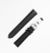 Bracelet cuir noir pour montre routine