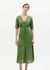 Robe à motifs en coton bio | vert "cactus shiffli camelia dress"