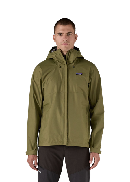 Veste imperméable en matière recyclée | kaki "torrentshell 3l rain jkt - tent green"