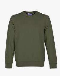 Sweat vert en coton bio - seaweed green