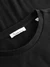 T-shirt manches longues en coton bio | noir "rib scoop neck long sleeved black jet" - Knowledge Cotton Apparel - 3