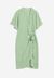 Robe portefeuille verte en tencel - nataale smith green