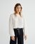 Blouse blanche en coton bio - boann